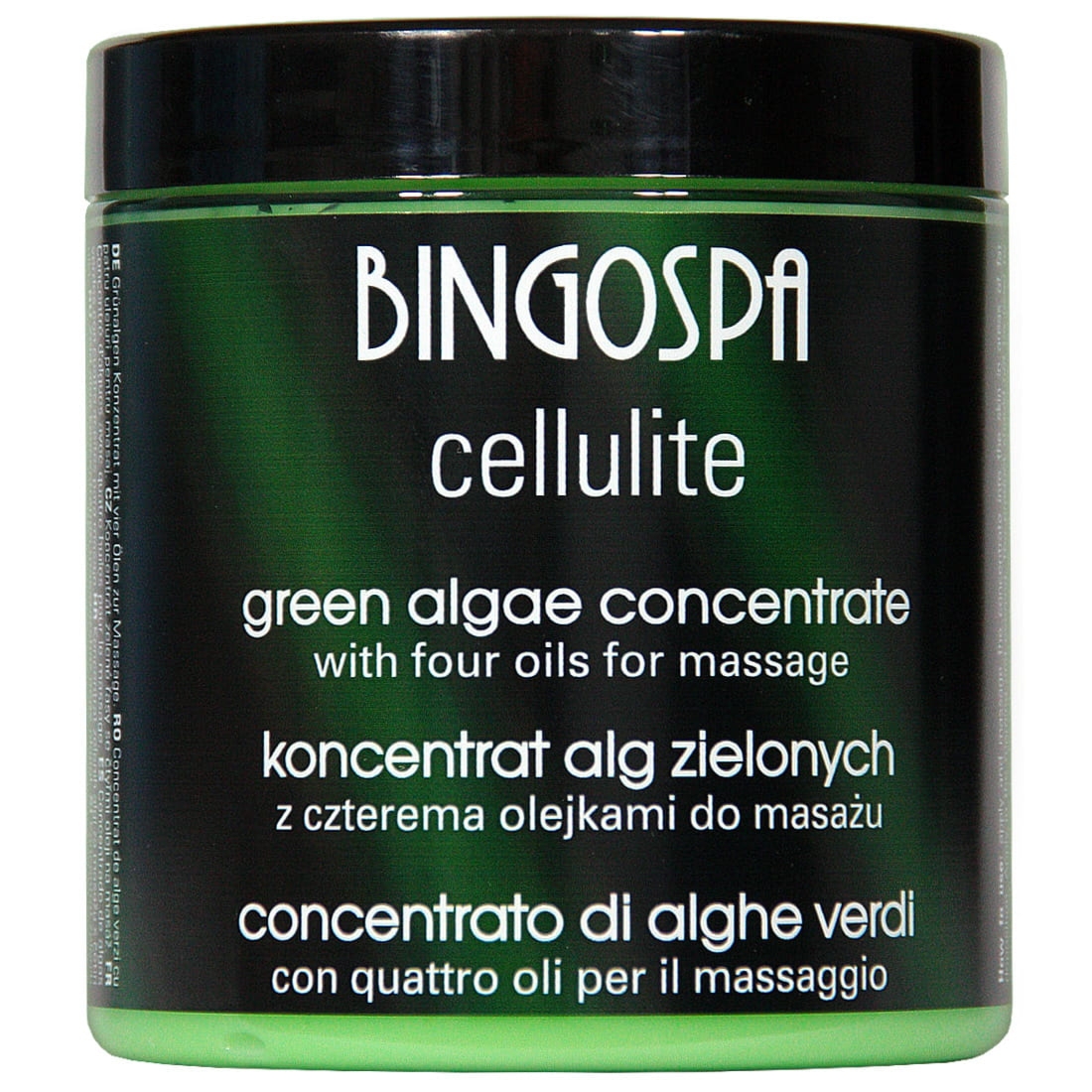 Bingospa Koncentrat alg zielonych z czterema olejkami do masażu BINGOSPA cellulite