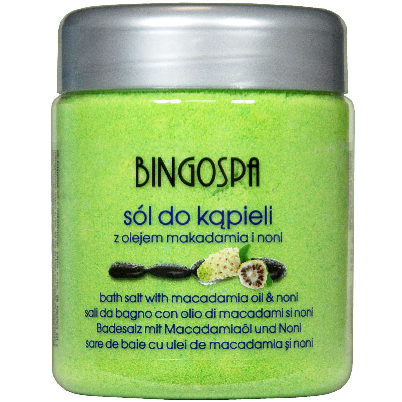 Bingospa Sól do kąpieli z olejem makadamia i noni BINGOSPA