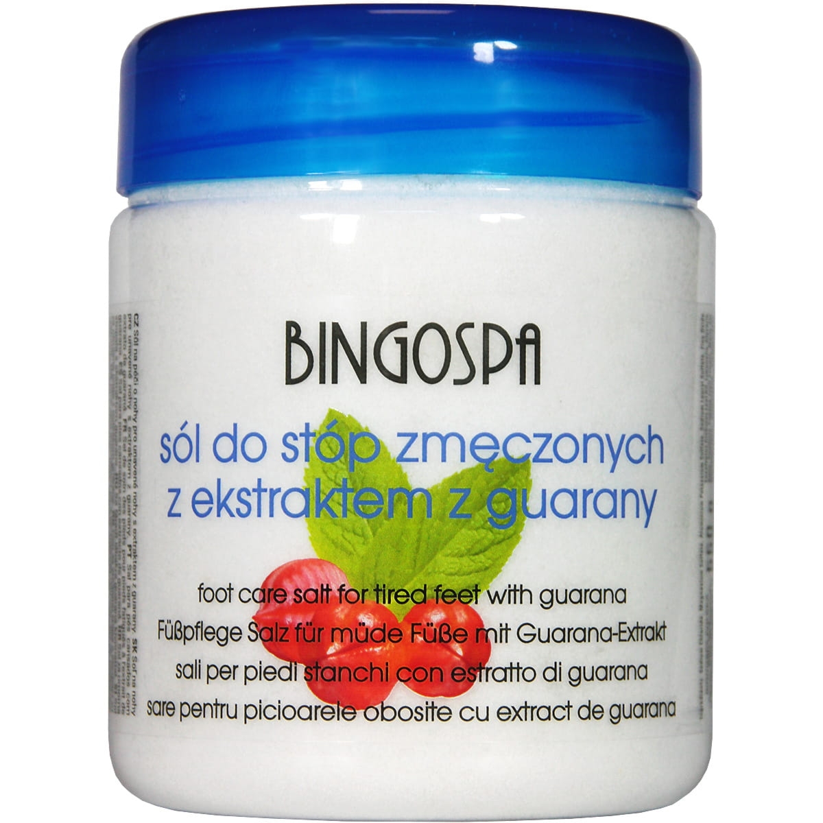 Bingospa Sól do stóp zmęczonych z guaraną BINGOSPA