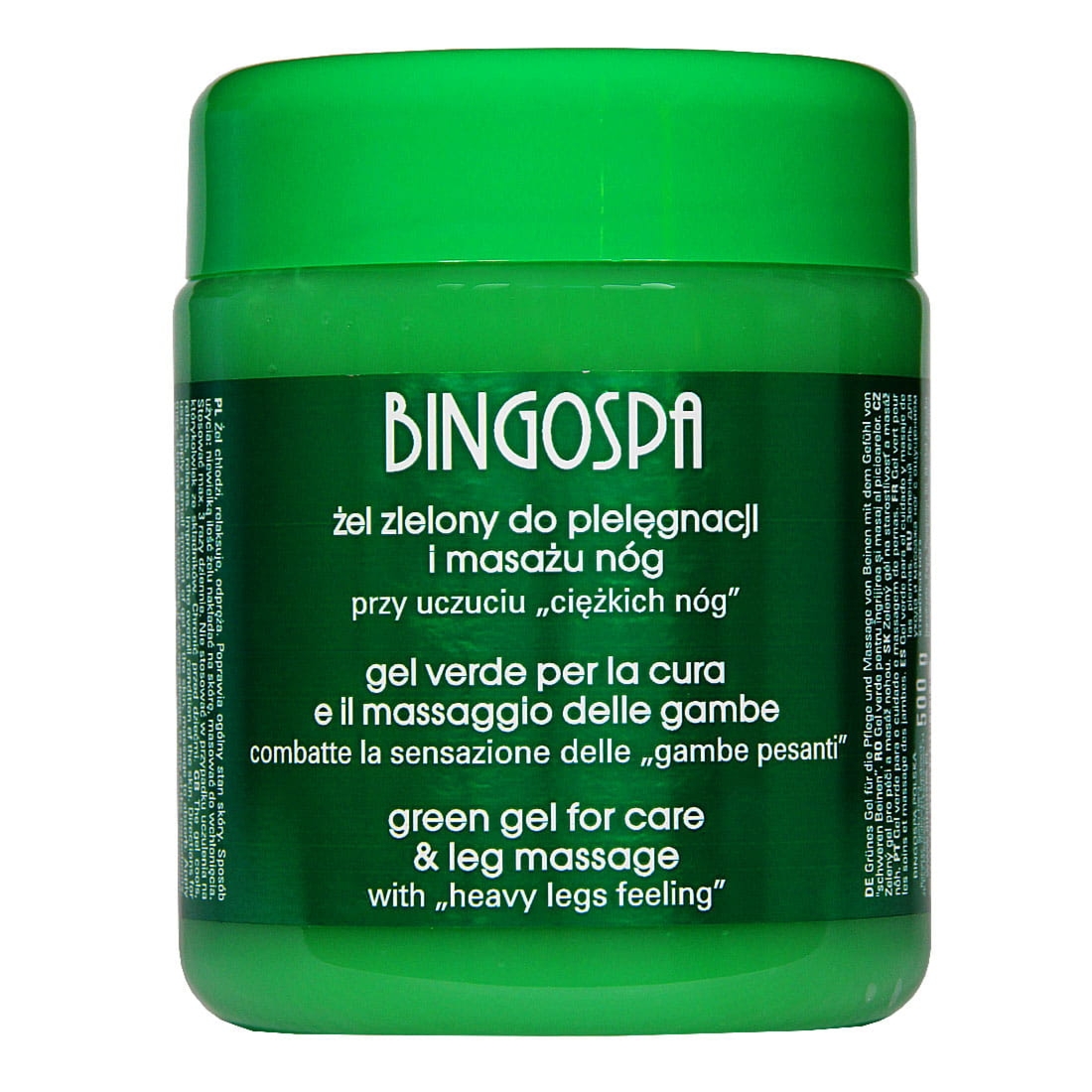 Bingospa BÓL NÓG - CIĘŻKIE ZMĘCZONE NOGI Żel zielony BINGOSPA
