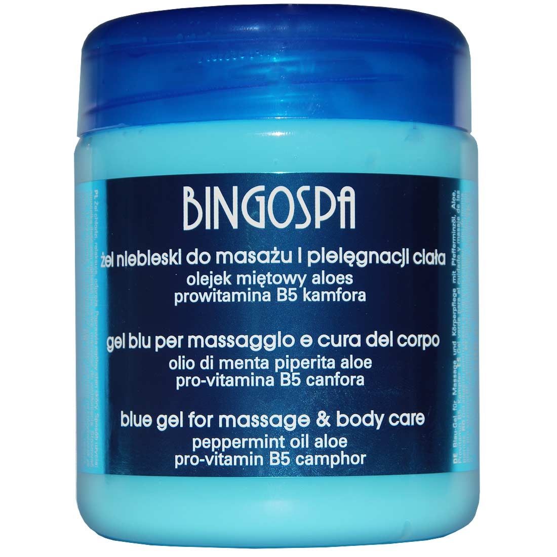 Bingospa BÓL MIĘŚNI - BÓL STAWÓW - BÓL PLECÓW Żel niebieski do masażu BINGOSPA