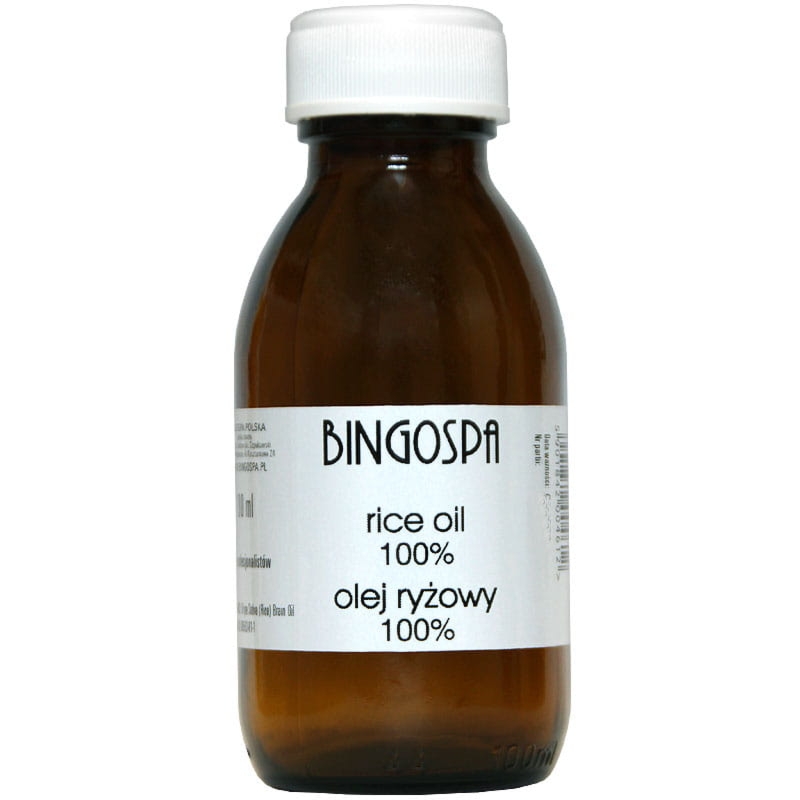Bingospa POWSTRZYMUJE PROCESY STARZENIA SKÓRY Olej ryżowy 100% BINGOSPA