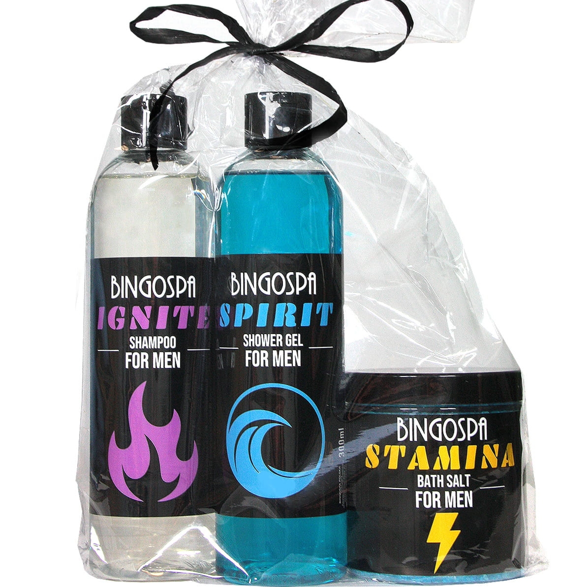 Bingospa NA PREZENT DLA MĘŻCZYZNY ZESTAW - ŻEL - SZAMPON - SÓL FOR MEN