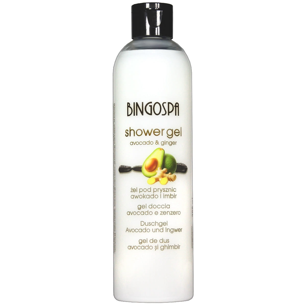 Bingospa Żel pod prysznic "Awokado i Imbir" BINGOSPA