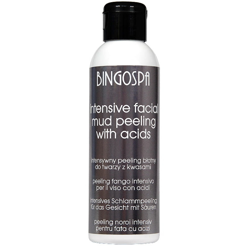 Bingospa Intensywny peeling błotny do twarzy z kwasami BINGOSPA
