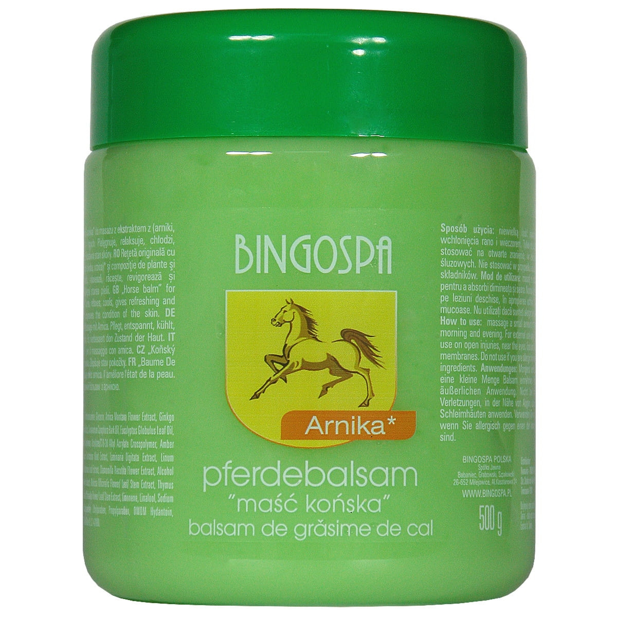 Bingospa Maść końska z arniką BINGOSPA