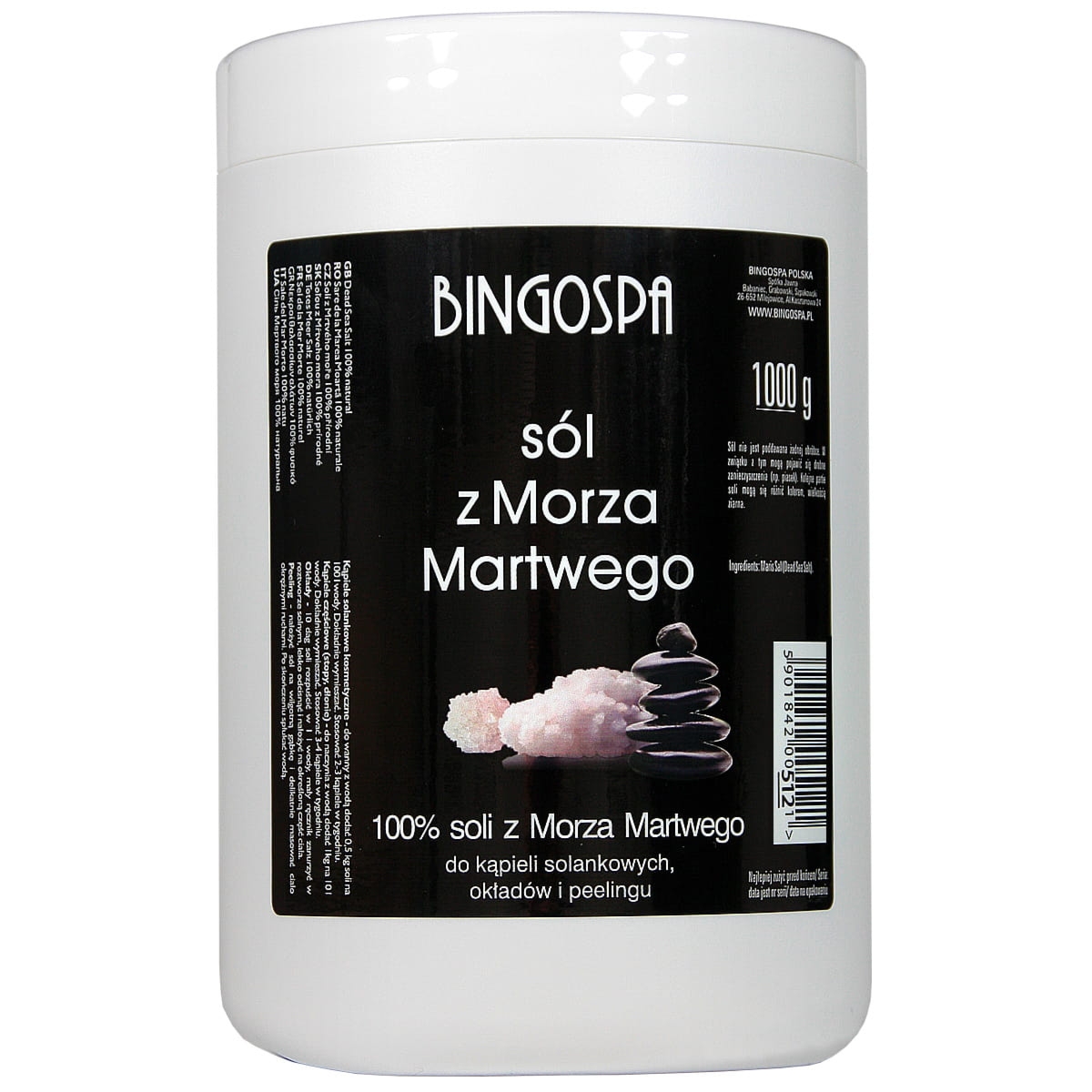Bingospa Sól z Morza Martwego 100% BINGOSPA