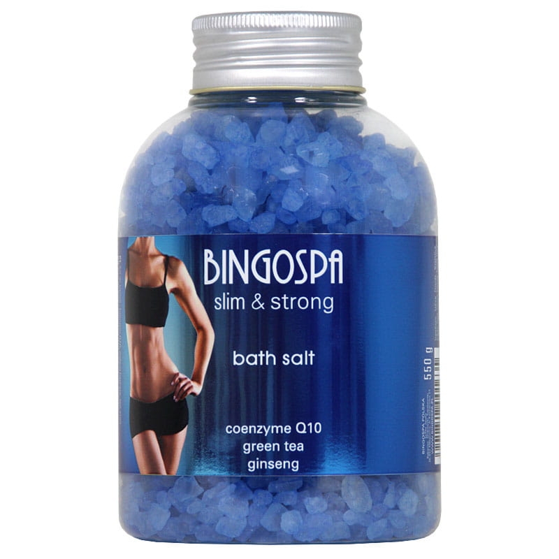 Bingospa Sól do kąpieli koenzym Q10 zielona herbata żeń-szeń BINGOSPA slim&strong