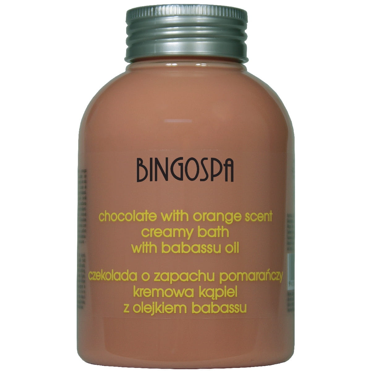 Bingospa Kremowa kąpiel o zapachu Czekolady pomarańczą z olejkiem babassu BINGOSPA