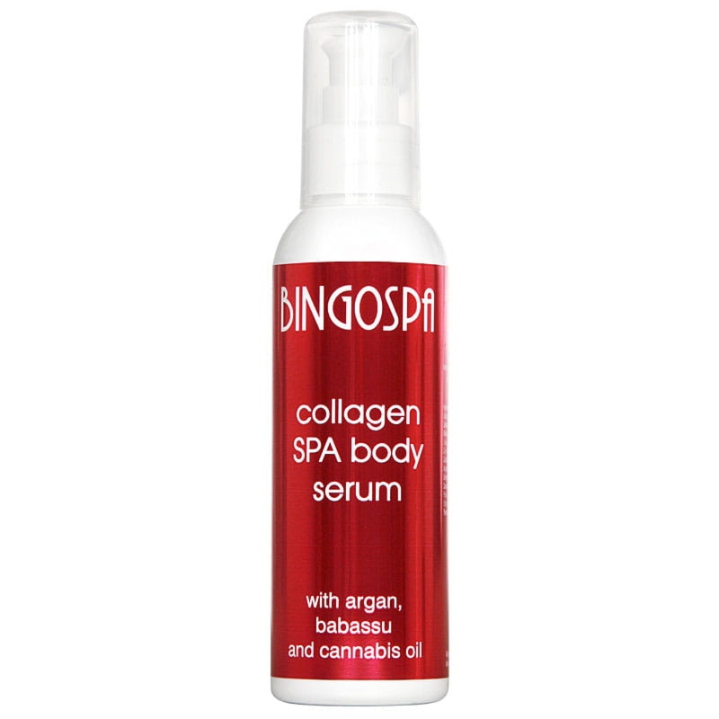 Bingospa Serum kolagenowe SPA bezzapachowe do ciała z olejkami z konopii, arganowym i babassu BINGOSPA