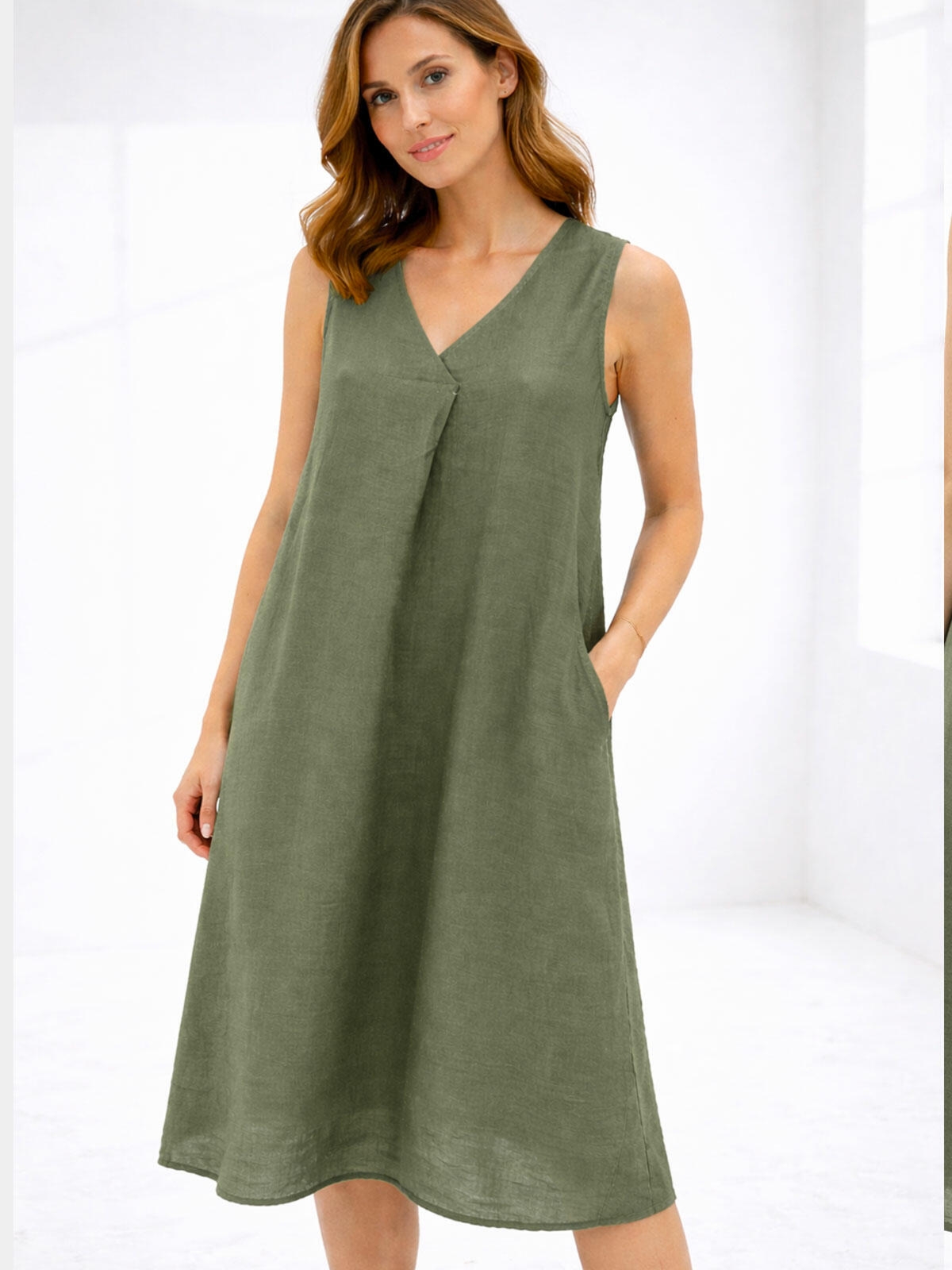 Sukienka z kieszeniami