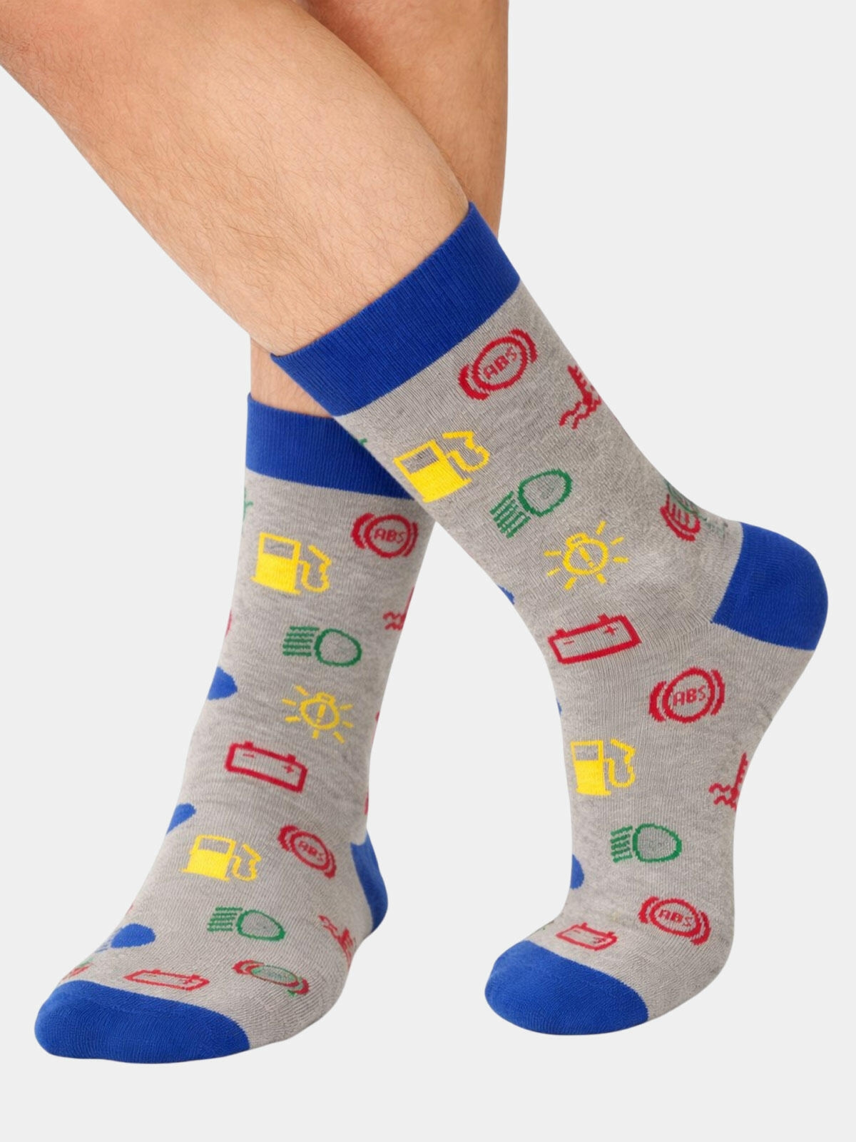 Skarpety bawełniane wzorzyste