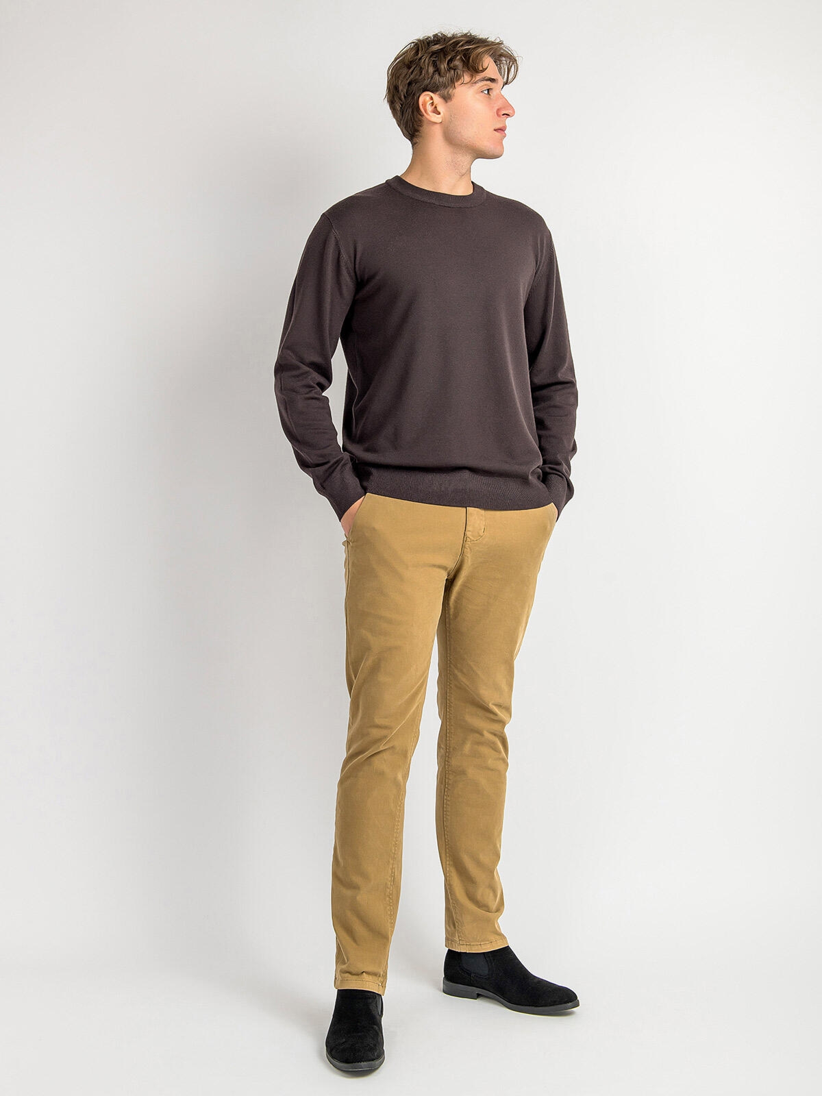 Eleganckie spodnie bawełniane