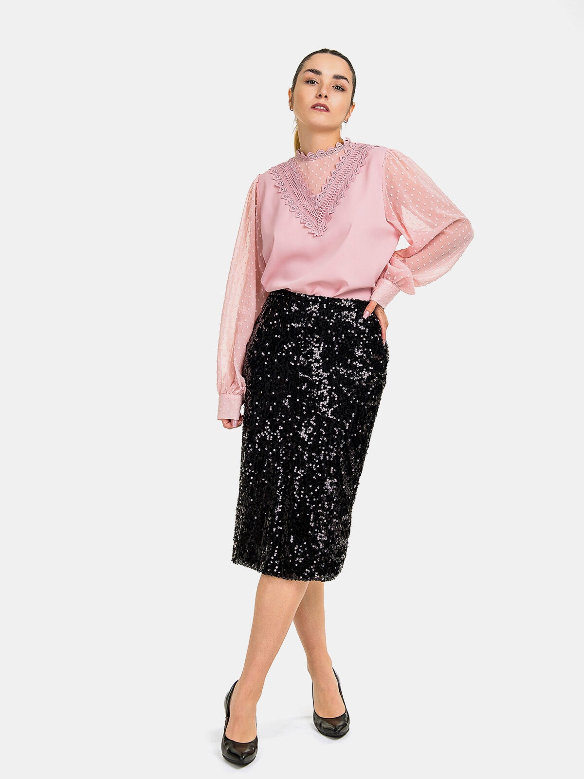 Spódnica z cekinami