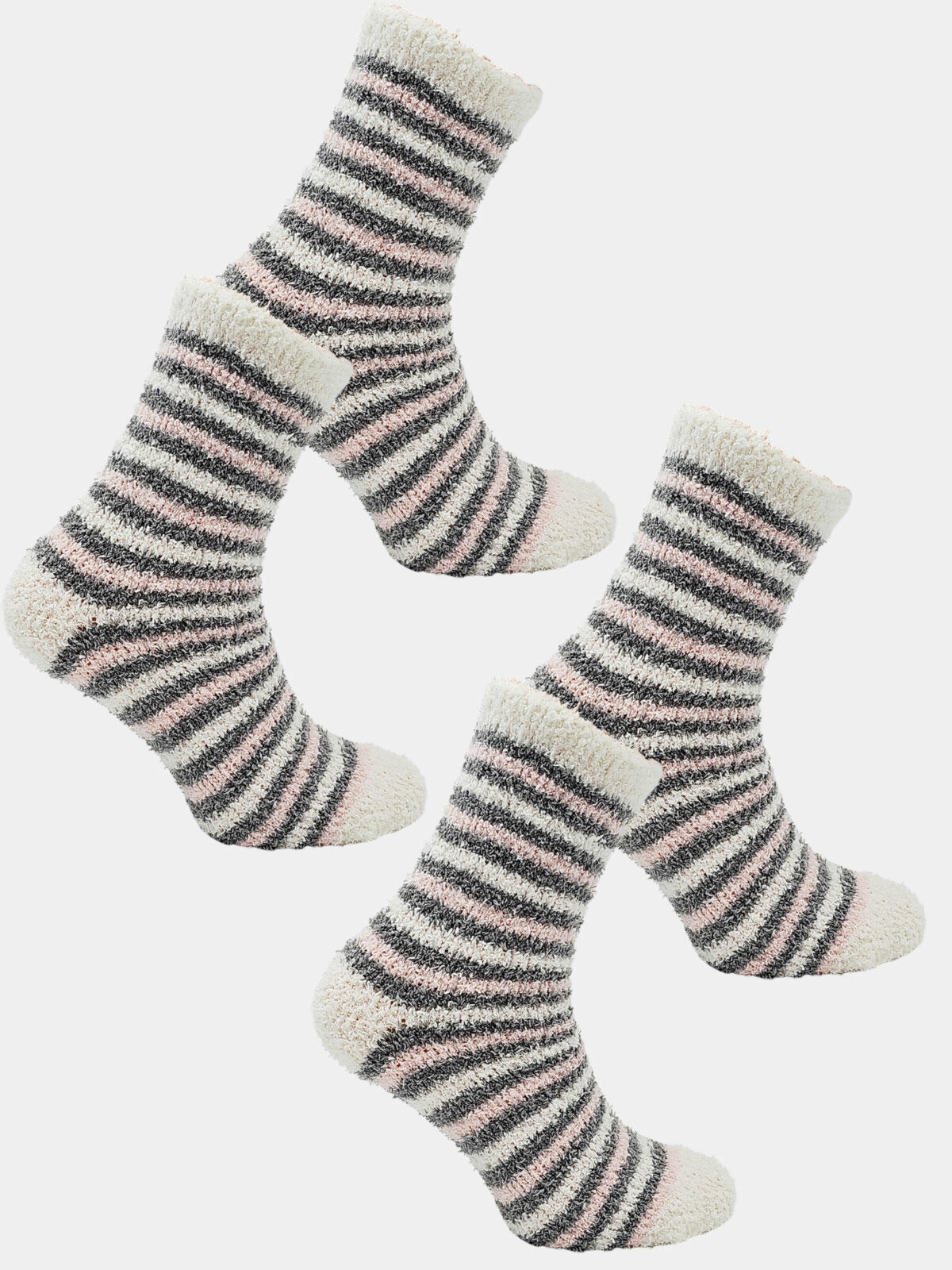 Zestaw puszyste skarpety boucle 2-pak 35-38