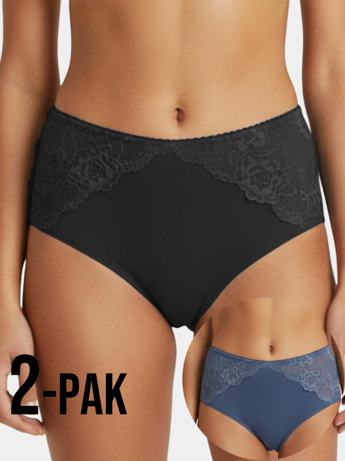 Majtki z koronką 2-pak