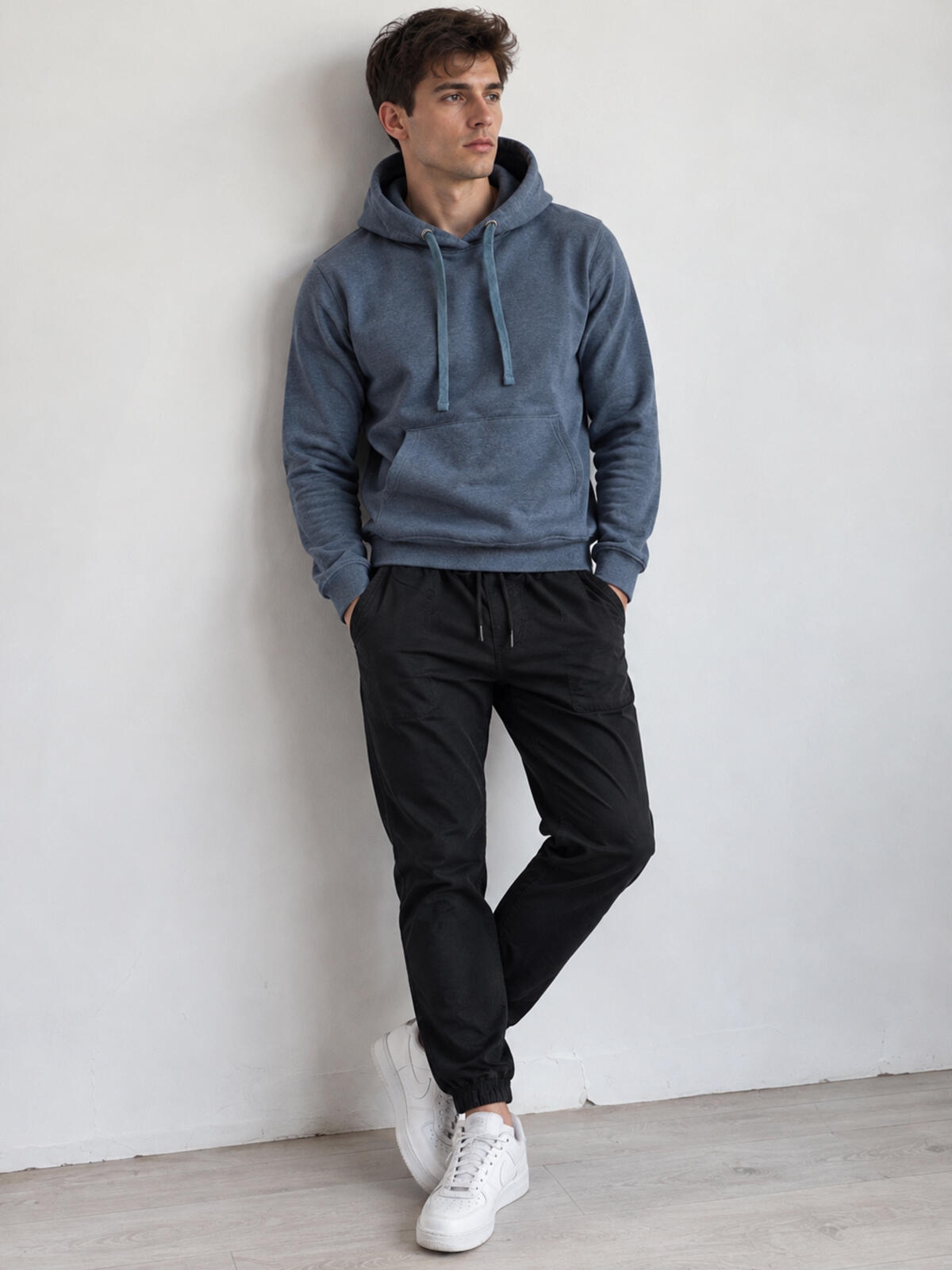 Bluza z kapturem ocieplana