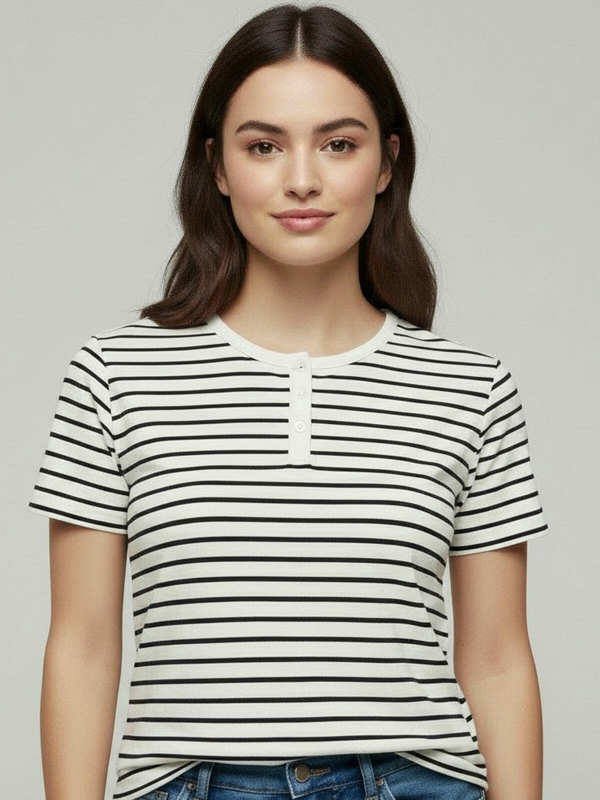 Bawełniana bluzka w paski