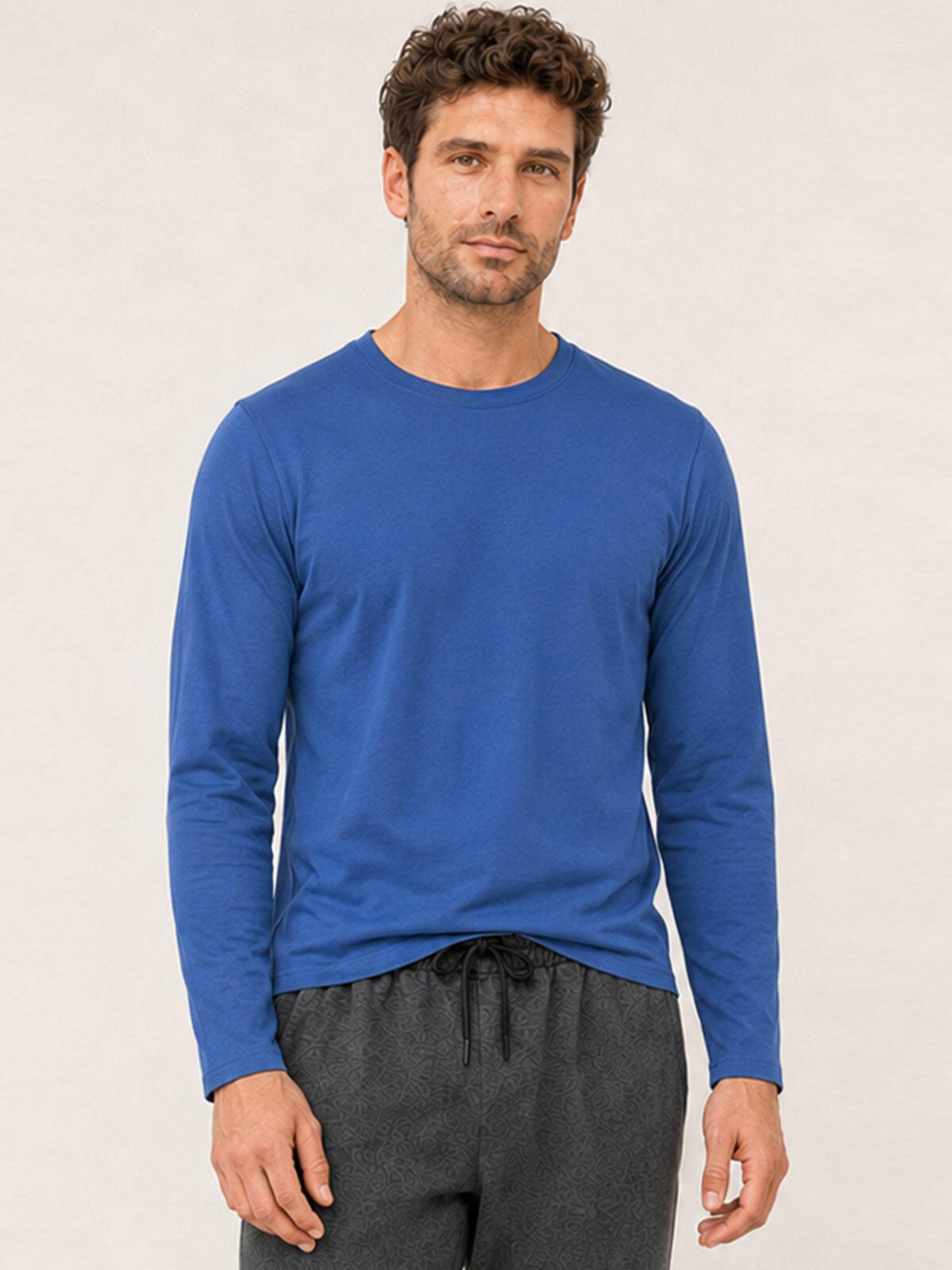 Longsleeve z bawełny