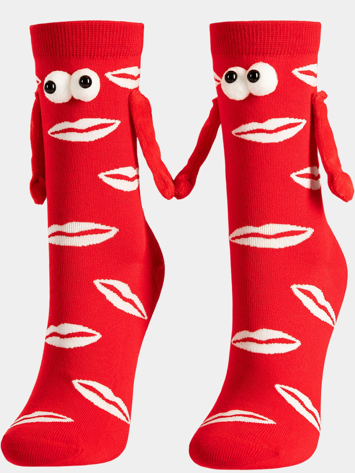 Skarpetki walentynkowe z łapkami