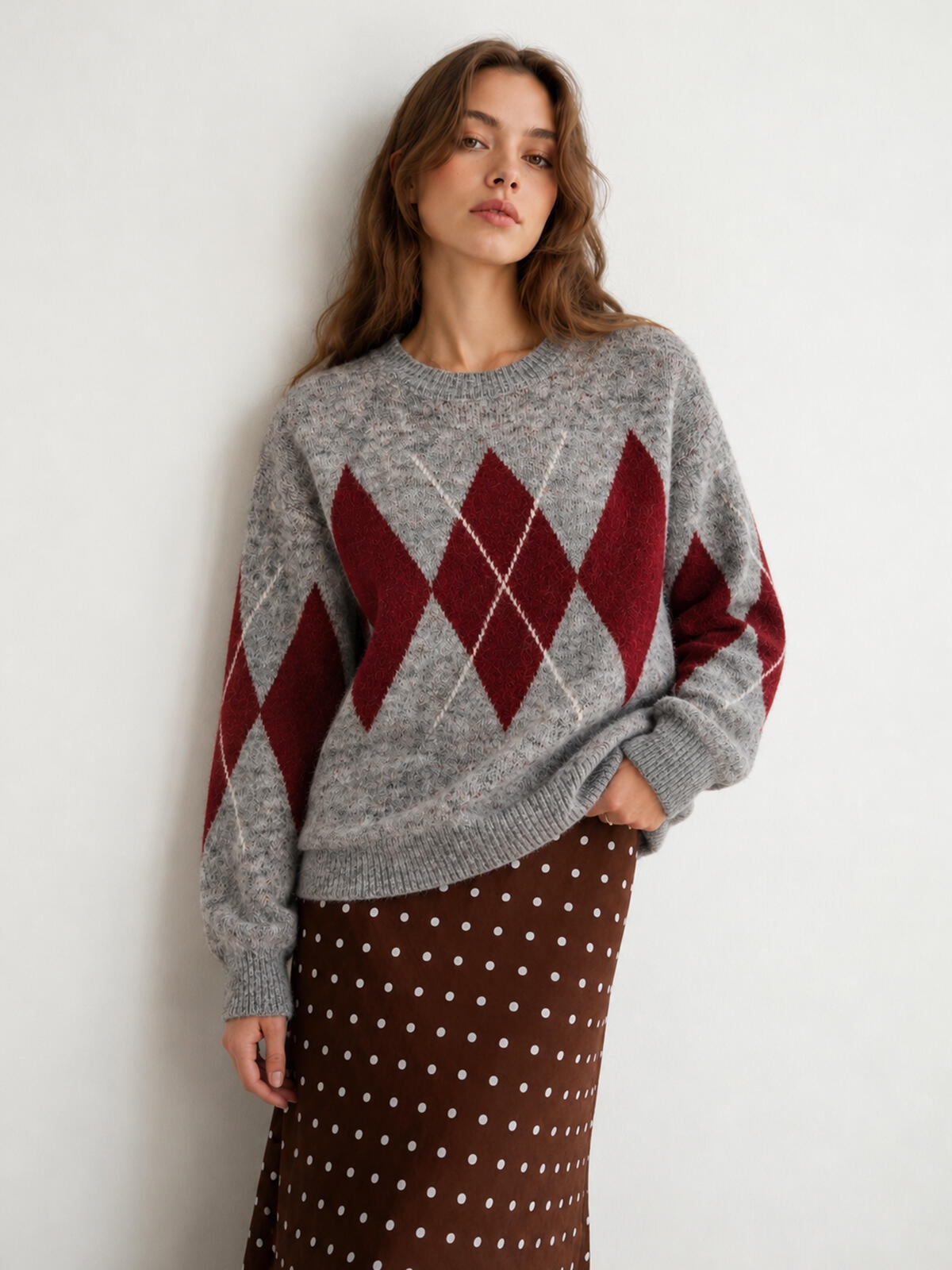 Sweter z wełną