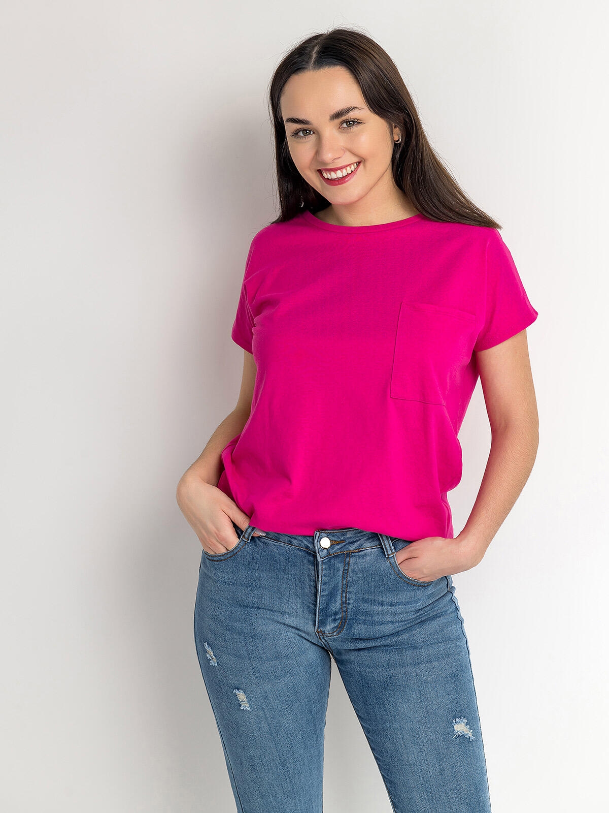 
						T-shirt z kieszonką
					