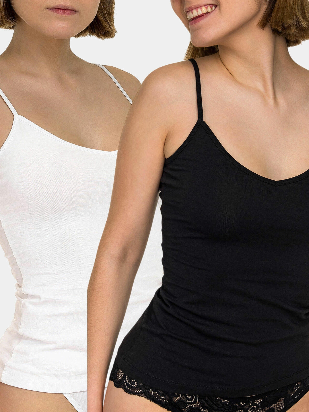 Top na ramiączkach 2-pak 2XL