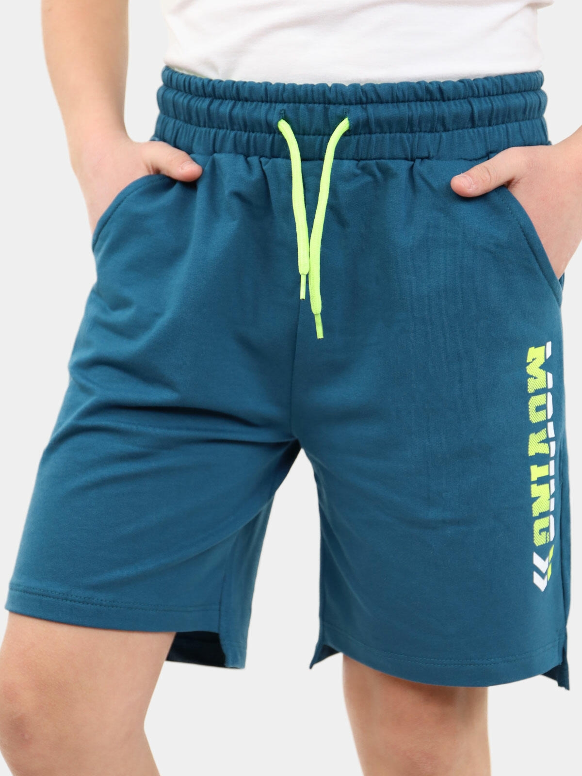 Bawełniane szorty z nadrukiem