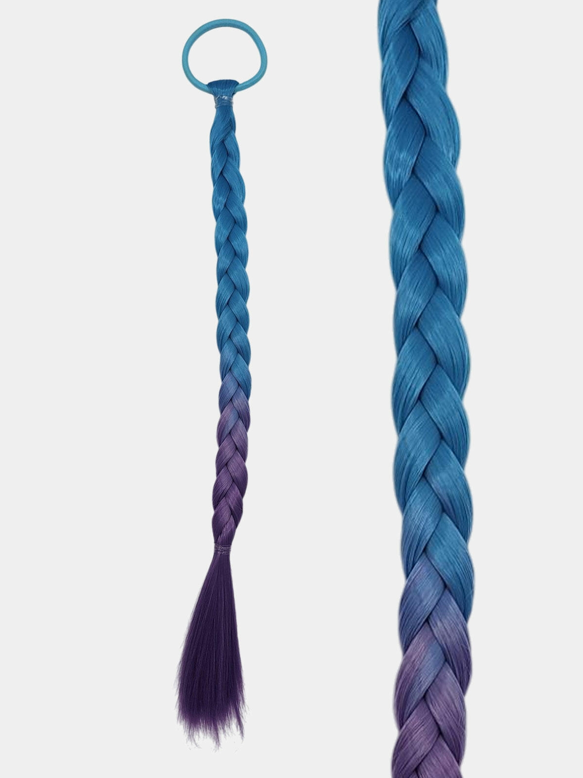 Doczepiany warkocz ombre