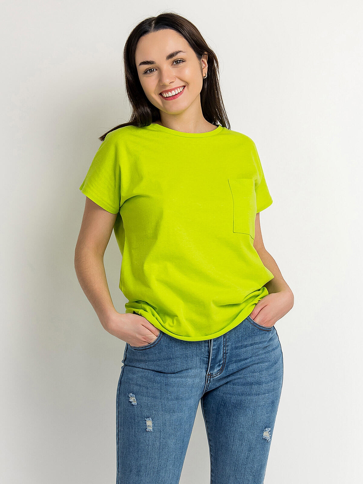 
						T-shirt z kieszonką
					