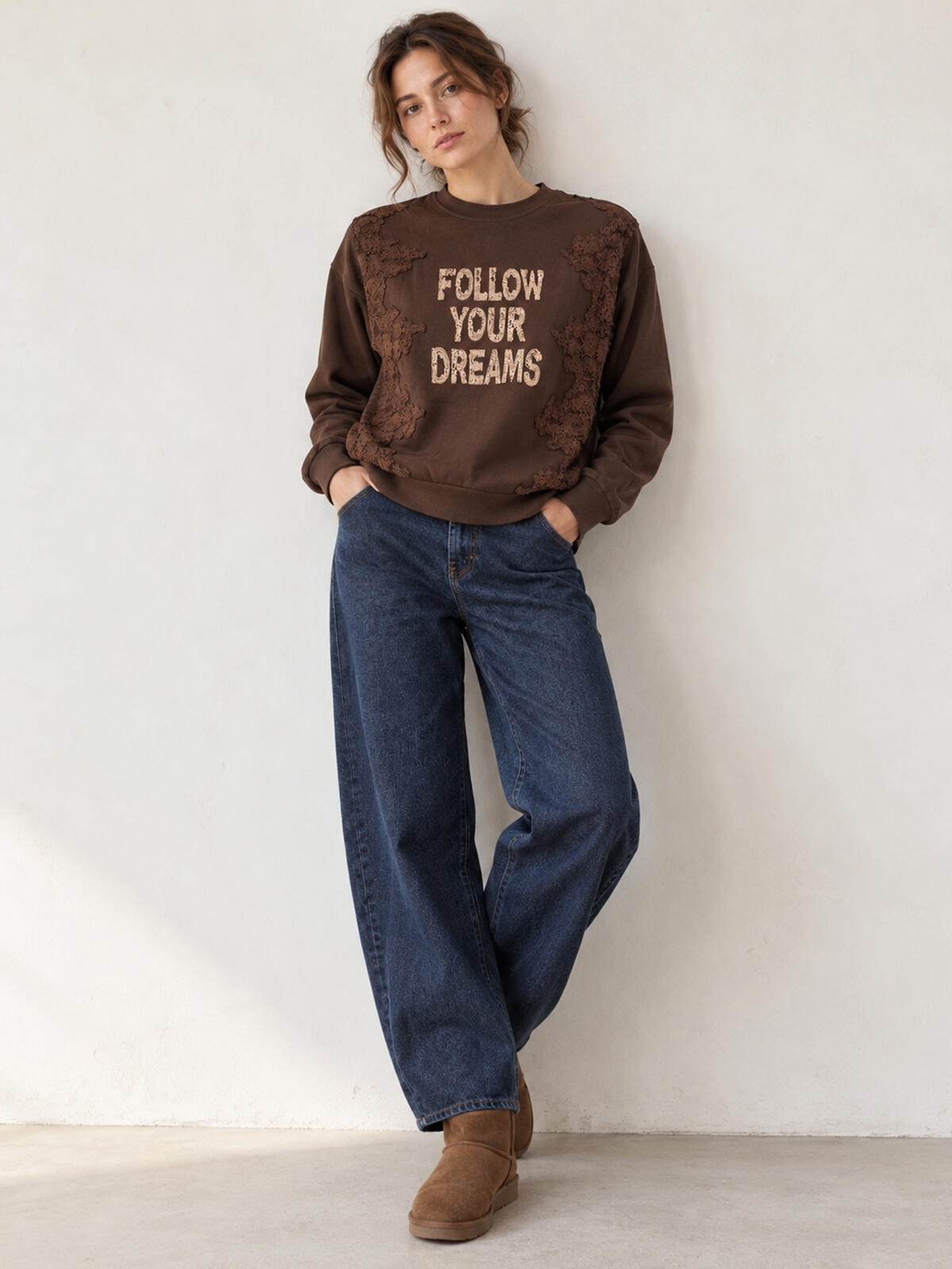 Bluza dresowa z bawełną