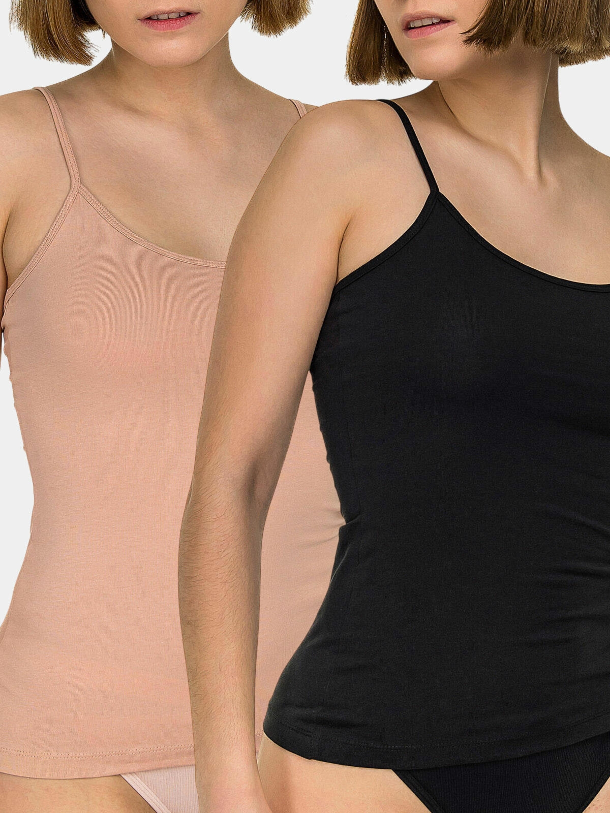 Top na ramiączkach 2-pak XL