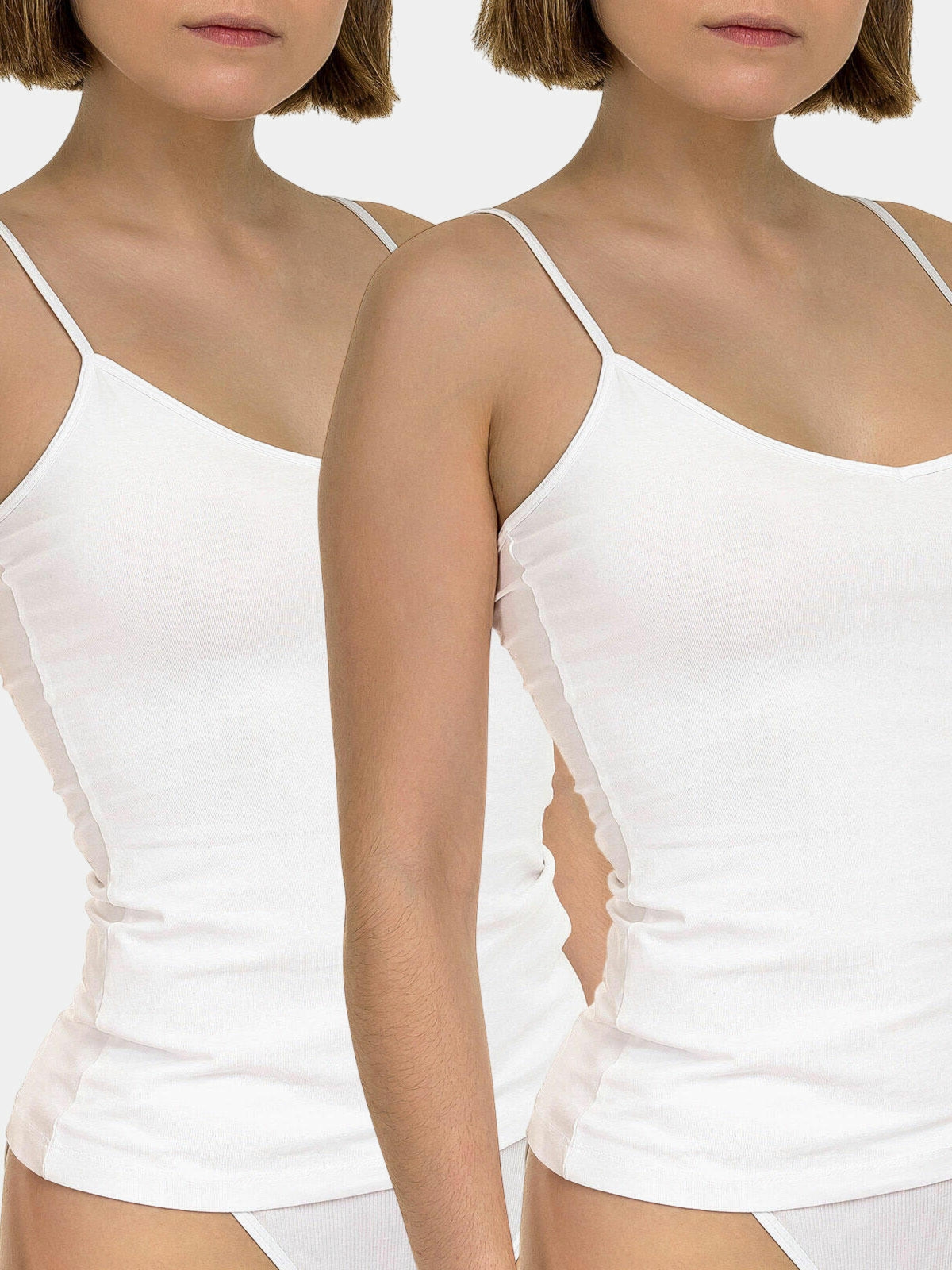 Top na ramiączkach 2-pak 2XL