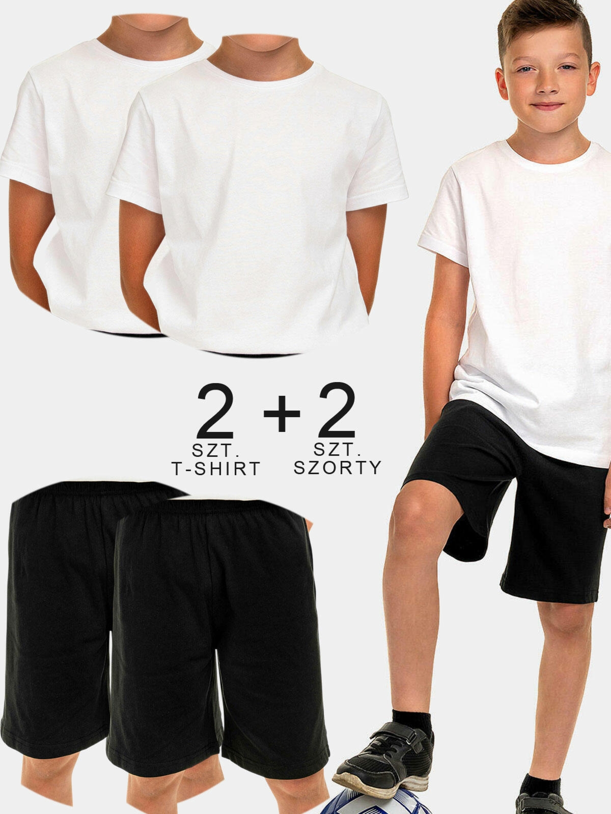 Strój bawełniany na W-F 2+2 r. 152