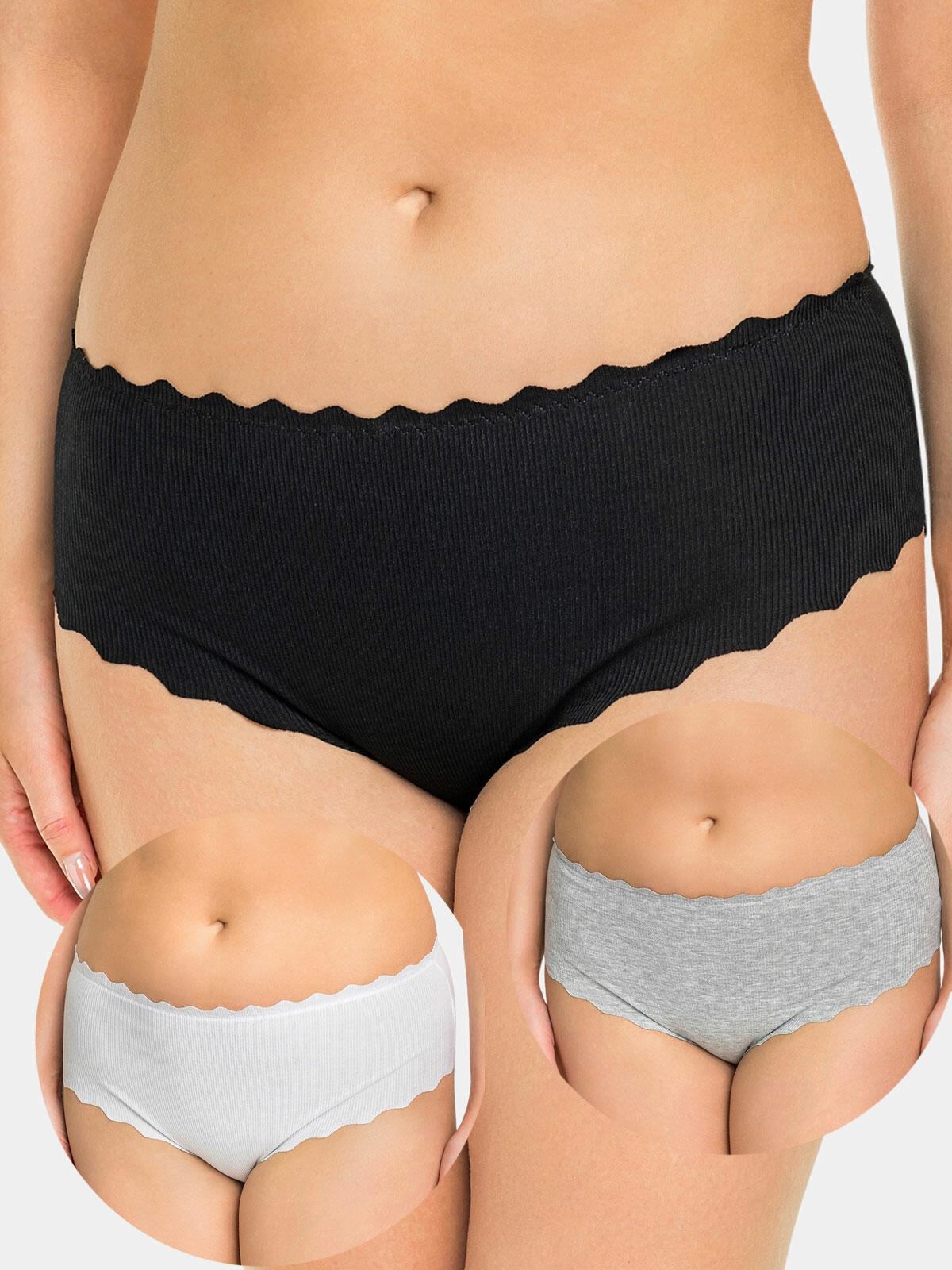 Majtki bawełniane pełne 3-pak XL