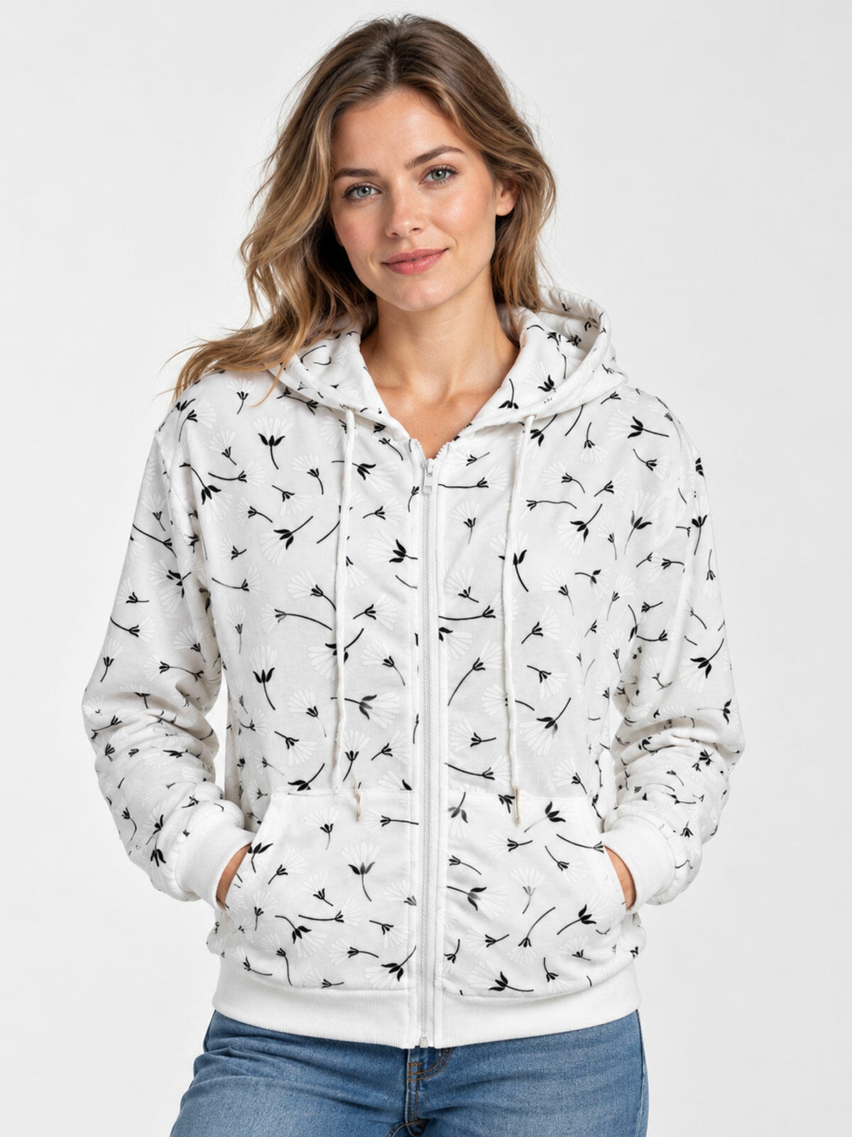 Bluza dresowa z printem