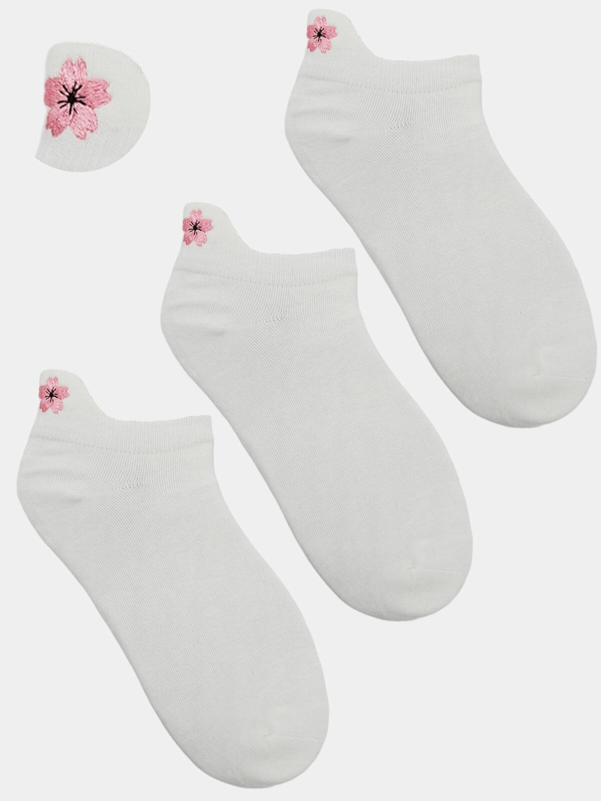 Stopki z kwiatkiem 3-pak 35-38