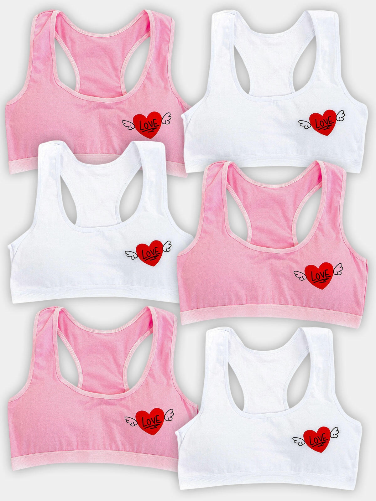 Biustonosz młodzieżowy 6-pak S/140