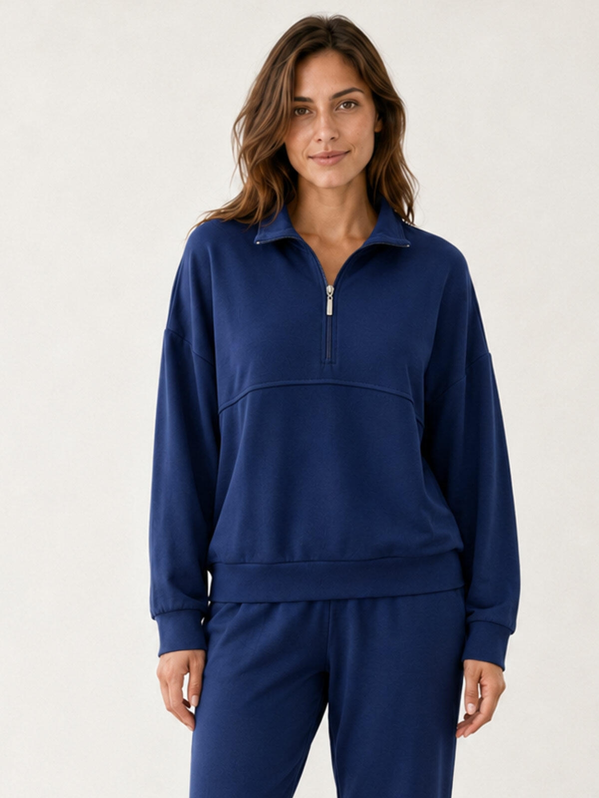 Bluza dresowa ze stójką