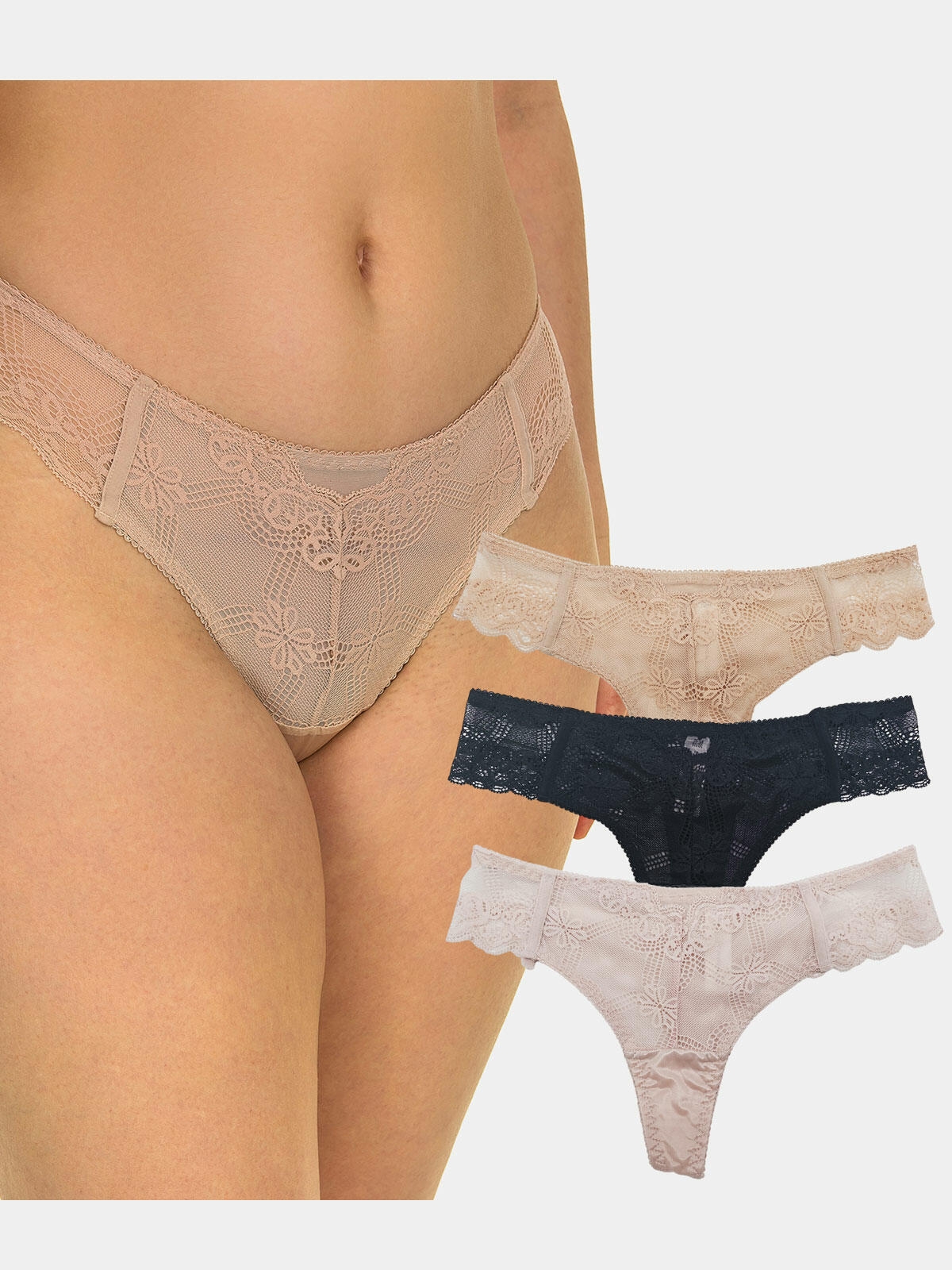 Koronkowe stringi 3