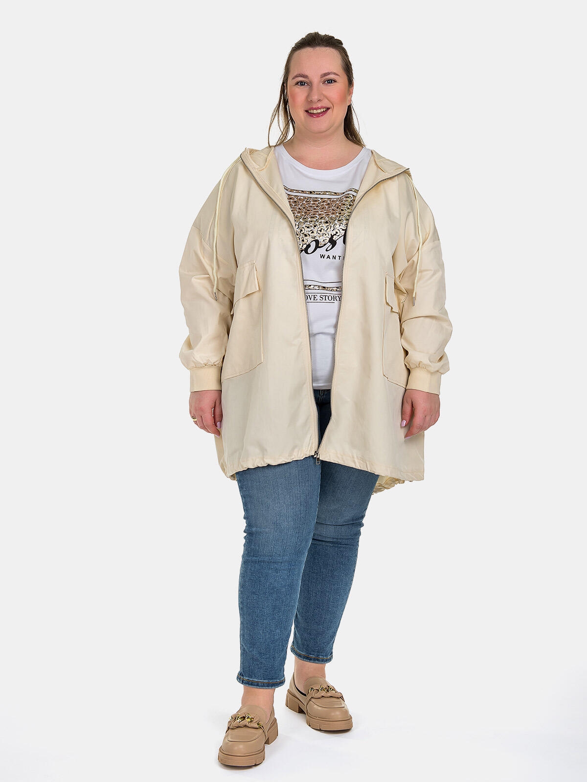 Kurtka damska z kapturem