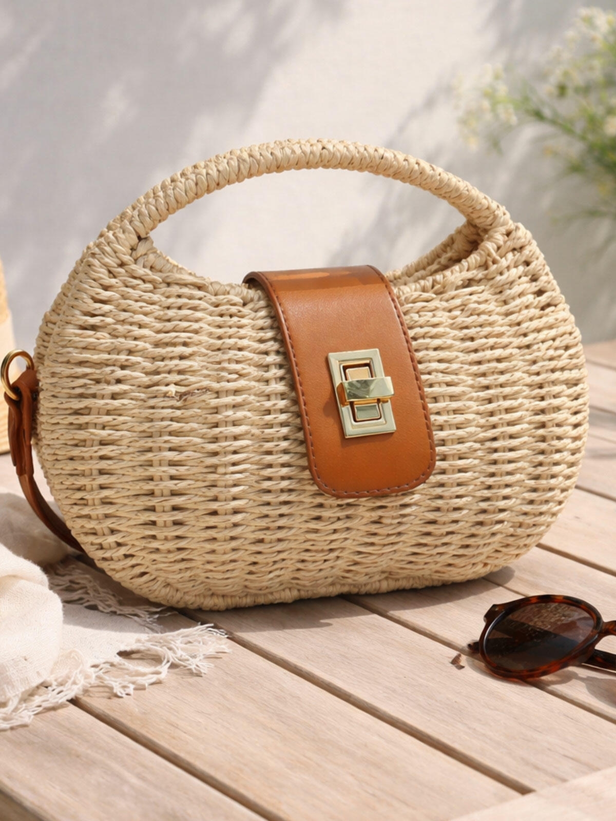 Torebka pleciona koszyk