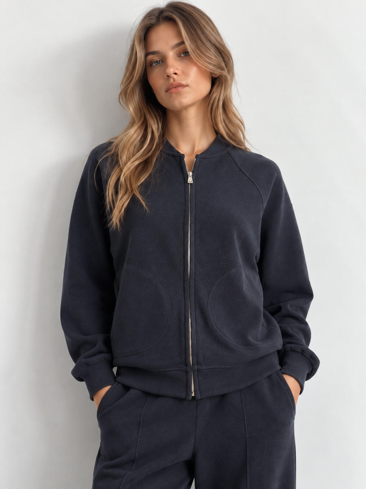 Bluza z domieszką jedwabiu