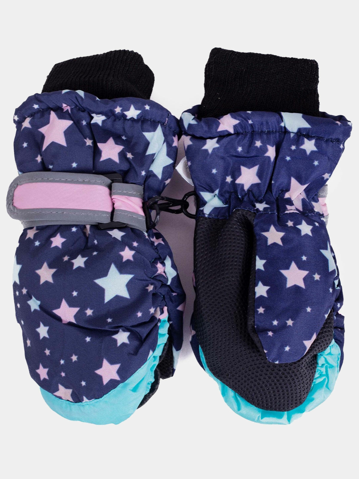 Rękawiczki narciarskie w gwiazdki