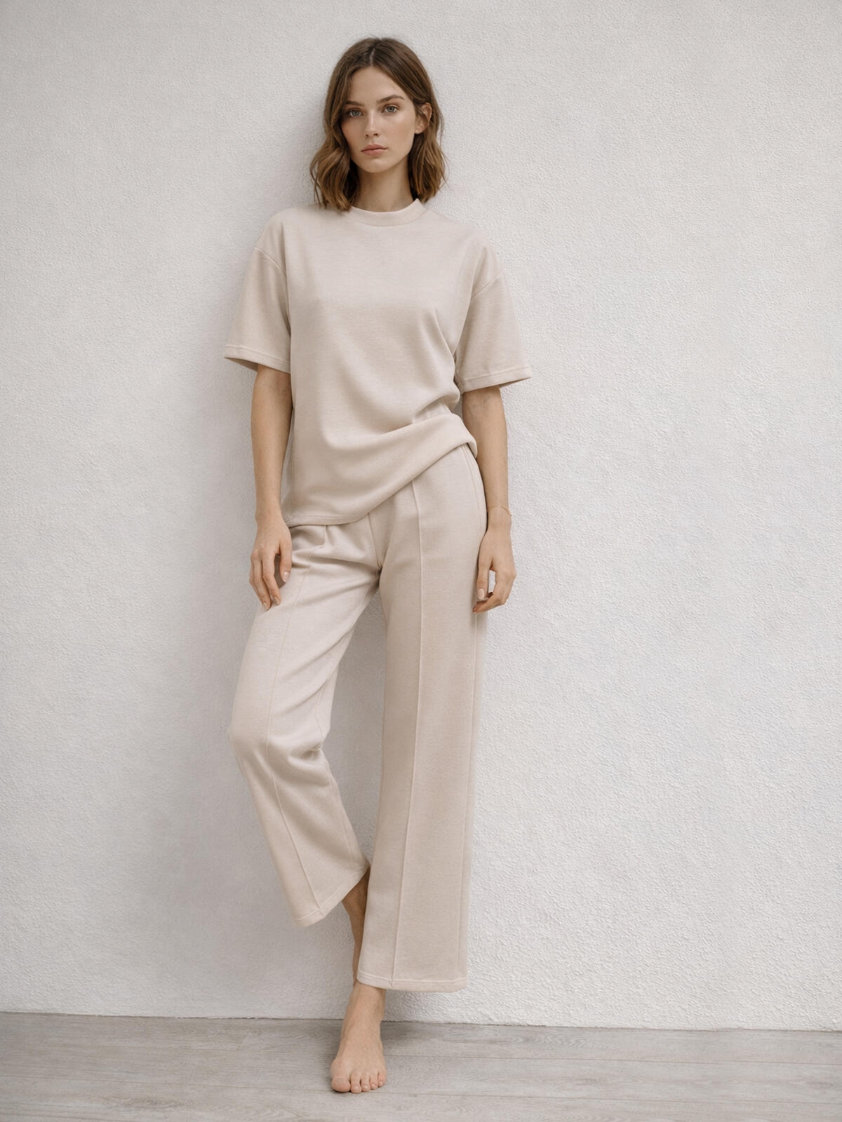 Spodnie z przeszyciami