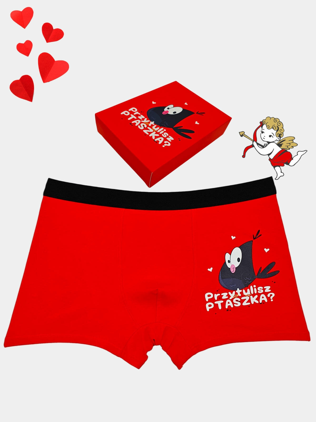 Walentynkowe bokserki bawełniane
