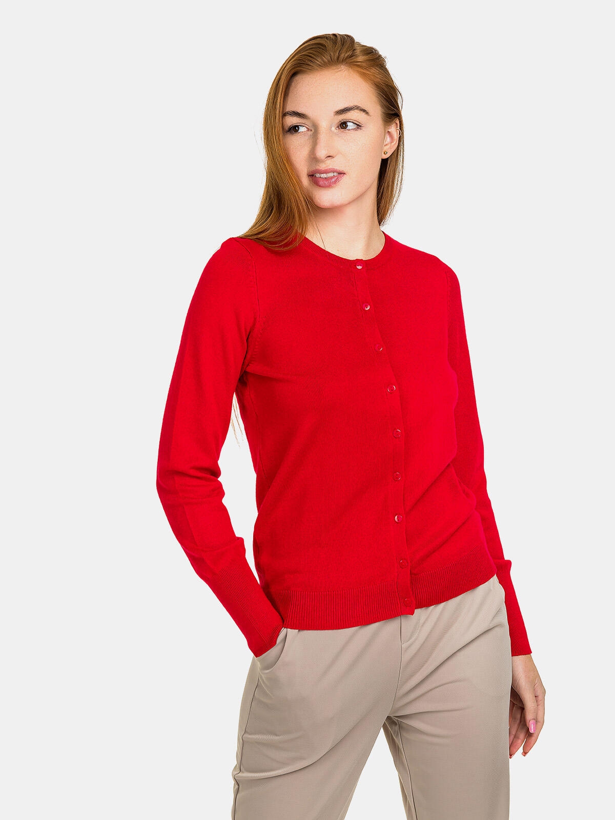 Sweter zapinany na guziki