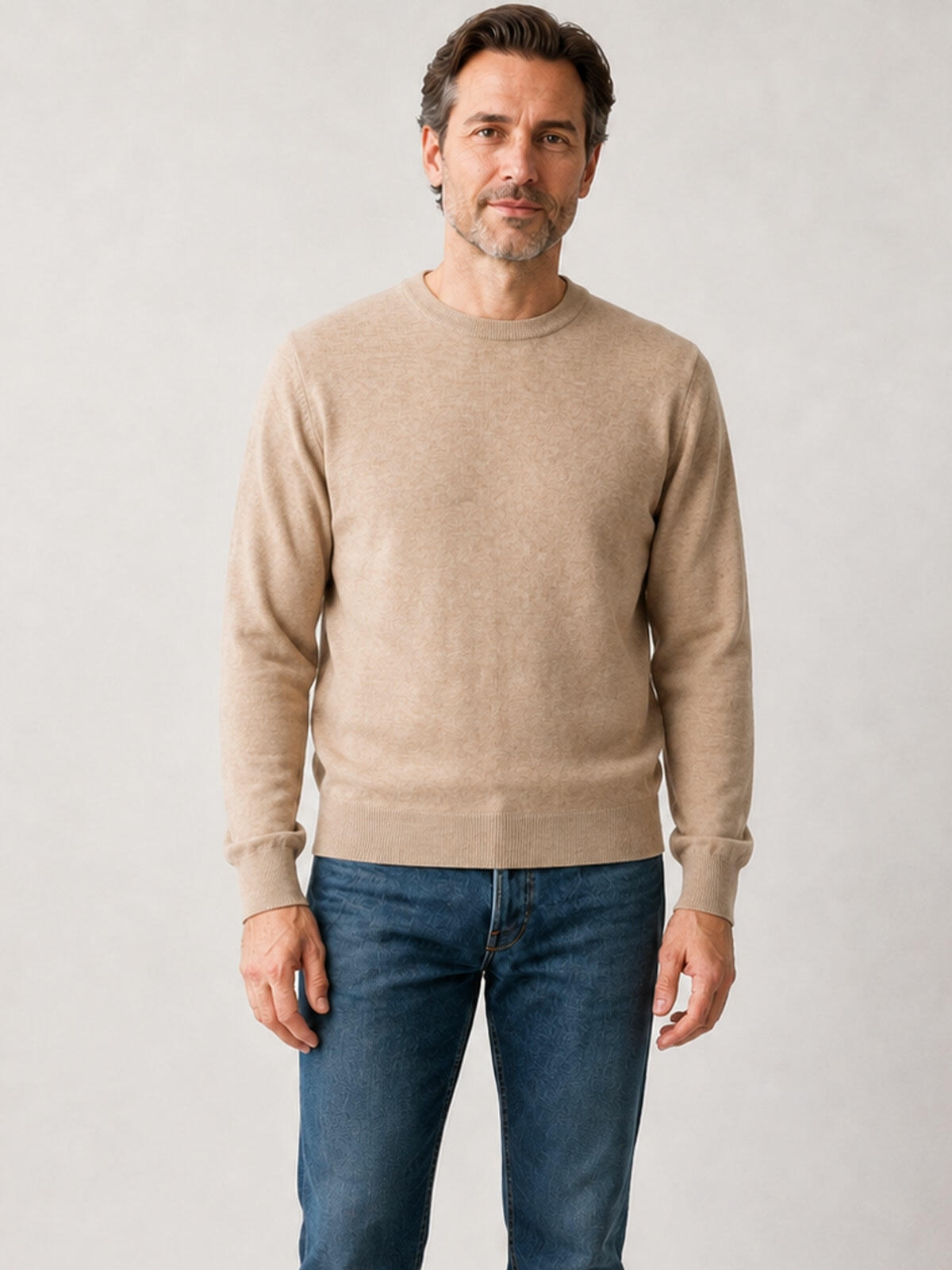 Dzianinowy sweter z wiskozą