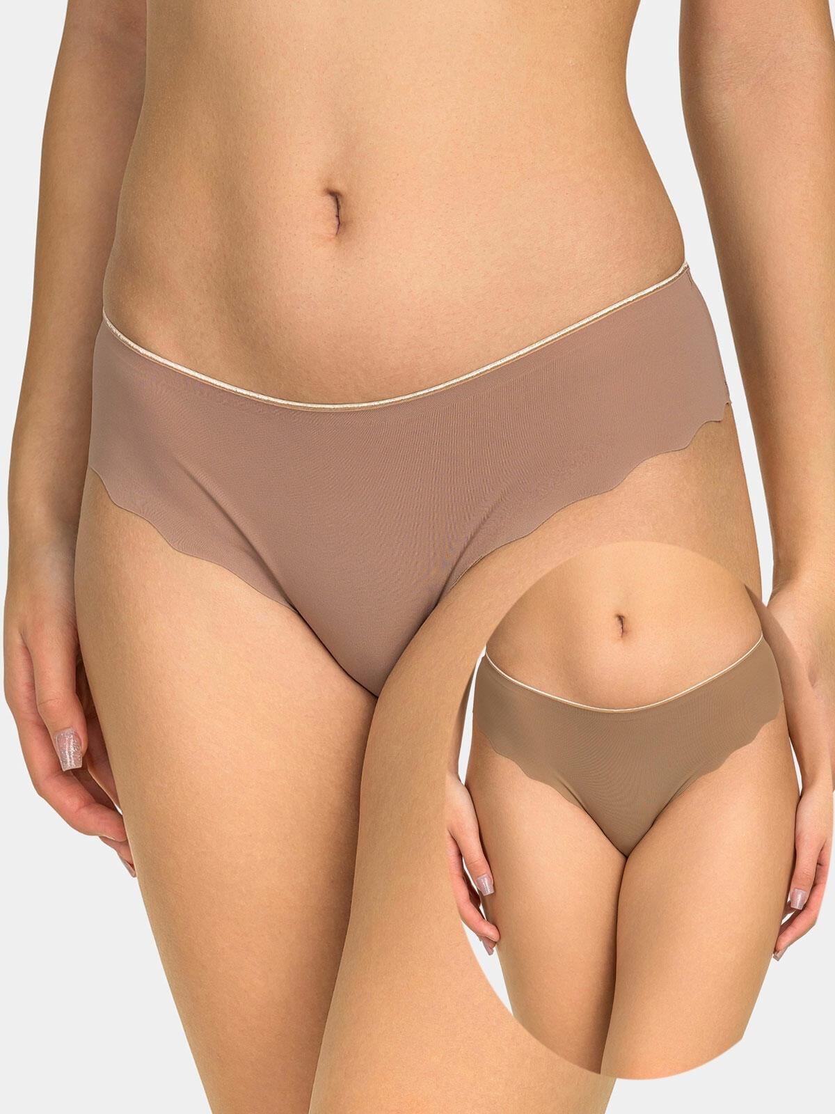 Stringi damskie 2-pak L