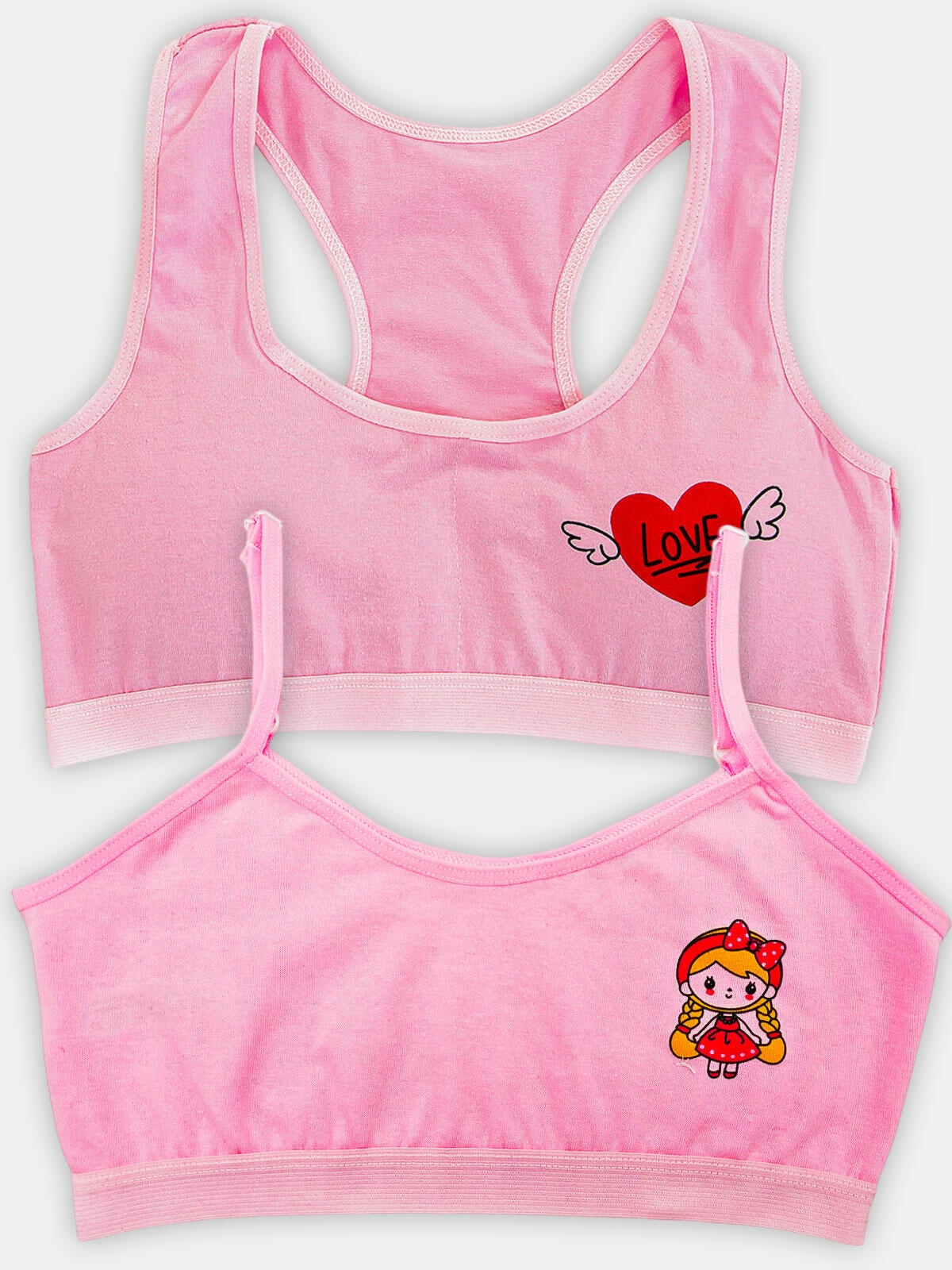 Biustonosz dziewczęcy 2-pak S/140